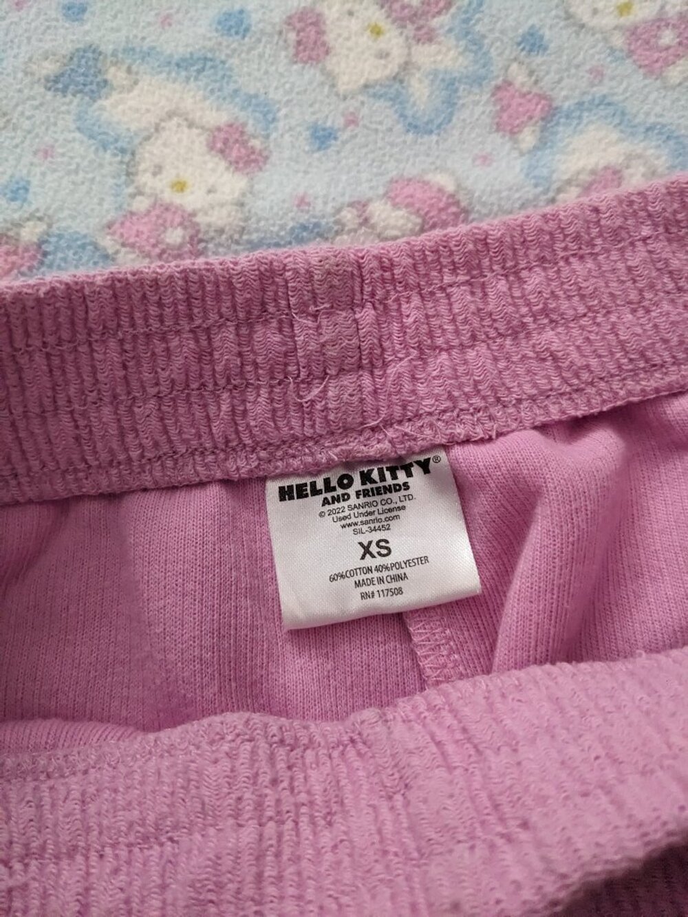 hello kitty pink lounge shorts | womens shorts - Picture 3 of 3